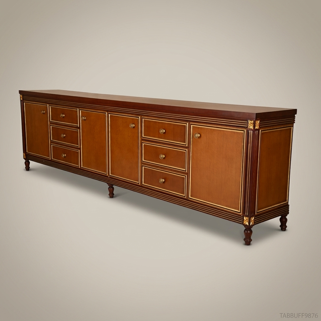 Imperial Brass & Wood Dining Buffet