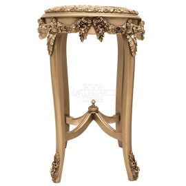 Round Champagne Side Table