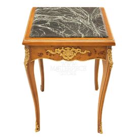 طاولة جانبية كلاسيك – بني فاتح