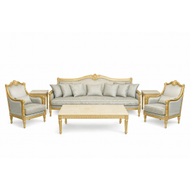 طقم صالون ( 2 كنبة 3 مقعد - 2 كنبة 2 مقعد)