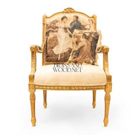 Classical Living Room Chair – Turkish Gobelin 