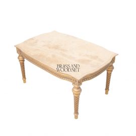 طاولة قهوة ذهبي – رخام طبيعي 