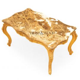 طاولة شاي كلاسيك – رخام طبيعي