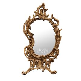 برواز مرآة صغير أنتيك – إطار خشبي