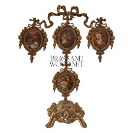 برواز صور رباعي ستاند (نحاس معتّق)