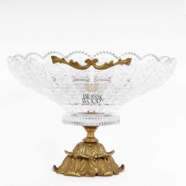 طبق حلوى كريستال ( نحاس معتّق )