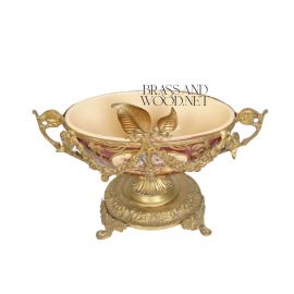 جندنيرة حلوى خزف لون نبيتي - نحاس معتق