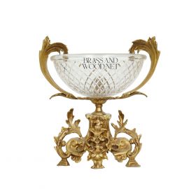 طبق شوكولاتة كريستال ( نحاس معتق )