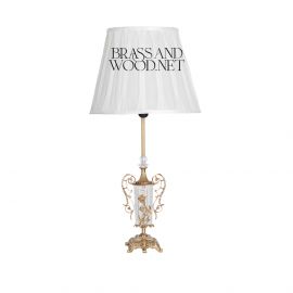 اباجورة كوباية ورد ( نحاس معتق )