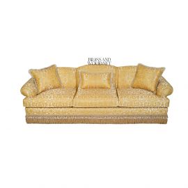 كنبه ٤ مقعد اصفر