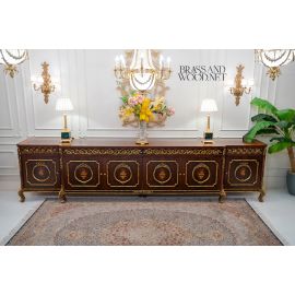 بوفيه خشب بني