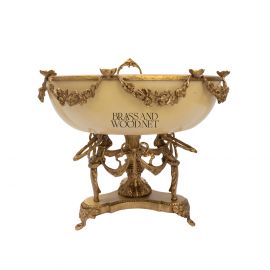 طبق خزف كابولي بيج ( نحاس معتق )