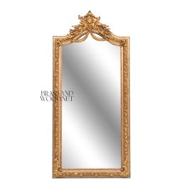  مرآة طولي – إطار خشبي