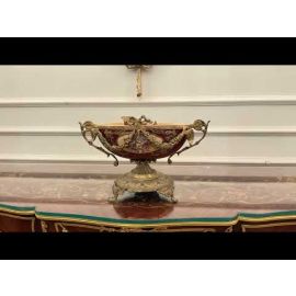 جندنيرة حلوى خزف لون نبيتي - نحاس معتق