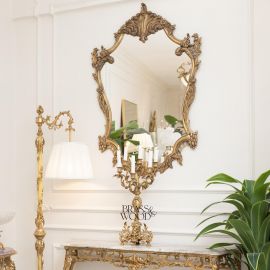 Classical Brass Mirror Frame