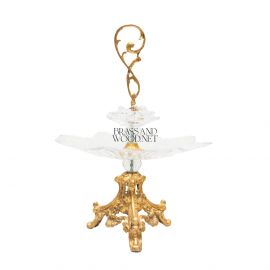 طبق شوكولاتة كريستال ( نحاس معتق )