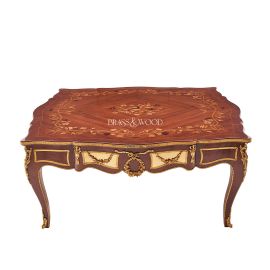 طاولة وسطية ماركتريه (بني)