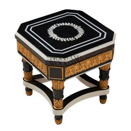 طاولة زاوية ماركتريه (أسود)