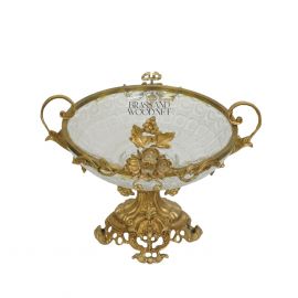 Classic Chocolate Platter (Brass & Crystal)