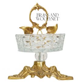 طفاية كريستال - نحاس معتق