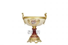 جندنيرة حلوى خزف لون بيج * نبيتي - نحاس معتق