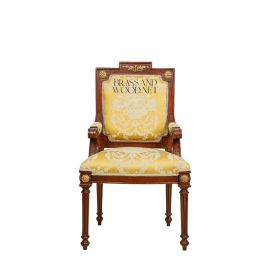 كرسي سفرة  خشب - بني