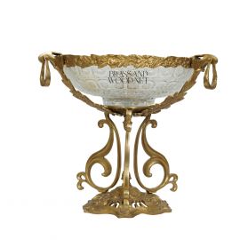 Luxurious Chocolate Platter (Crystal & Brass)