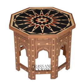طاولة جانبية خشب