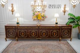 بوفيه خشب بني