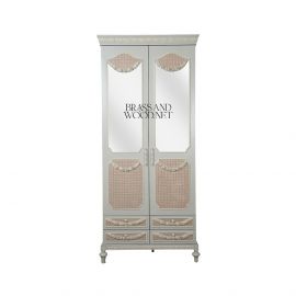 دولاب كلاسيك صغير بمرايا ونقوش زخرفه