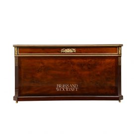 كاشبوه زرع خشب لون بني سادة - نحاس ذهبي