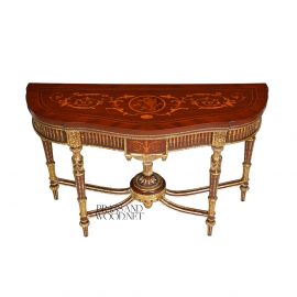 كونسول بني مدخل رسم ماركتريه 