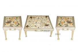 طقم طاولات بلوسوم الكلاسيكي