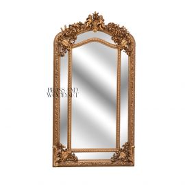  مرآة أنتيك – إطار خشبي