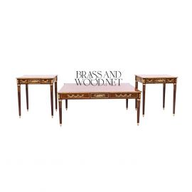 3-Piece Marquetry Table Set