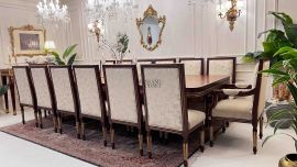  طاوله طعام ضيافه 14 كرسي - بوفيه