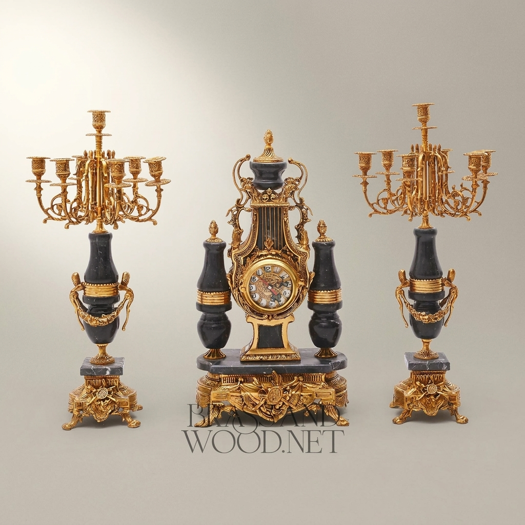 Clock & Candlesticks Sets