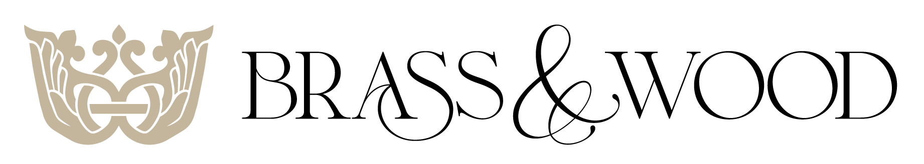 Brass and Wood Logo